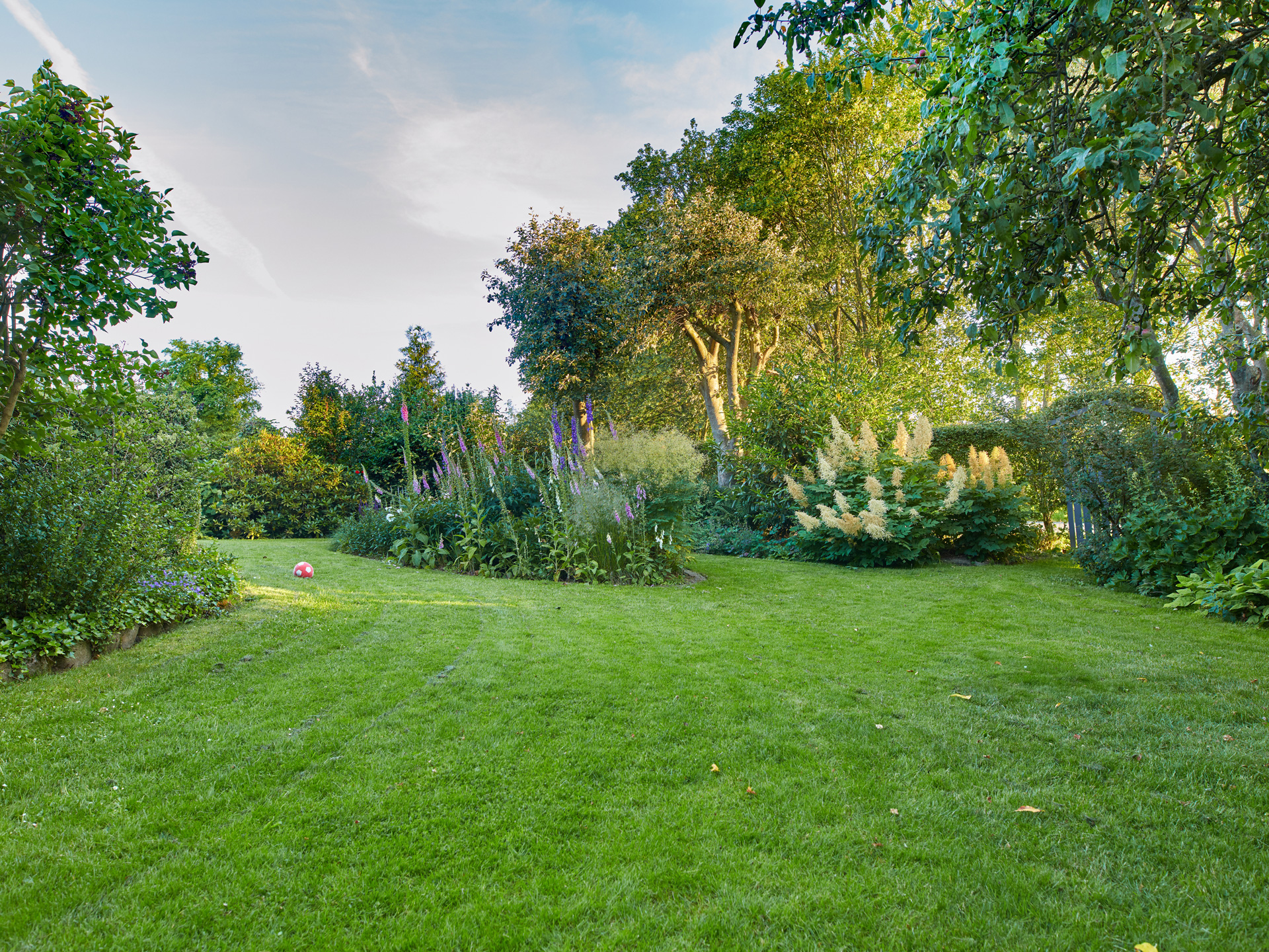 zones de repos dans le jardin